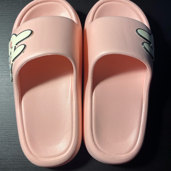 Pink Cute White Rabbit Slippers - Picture 4 of 4